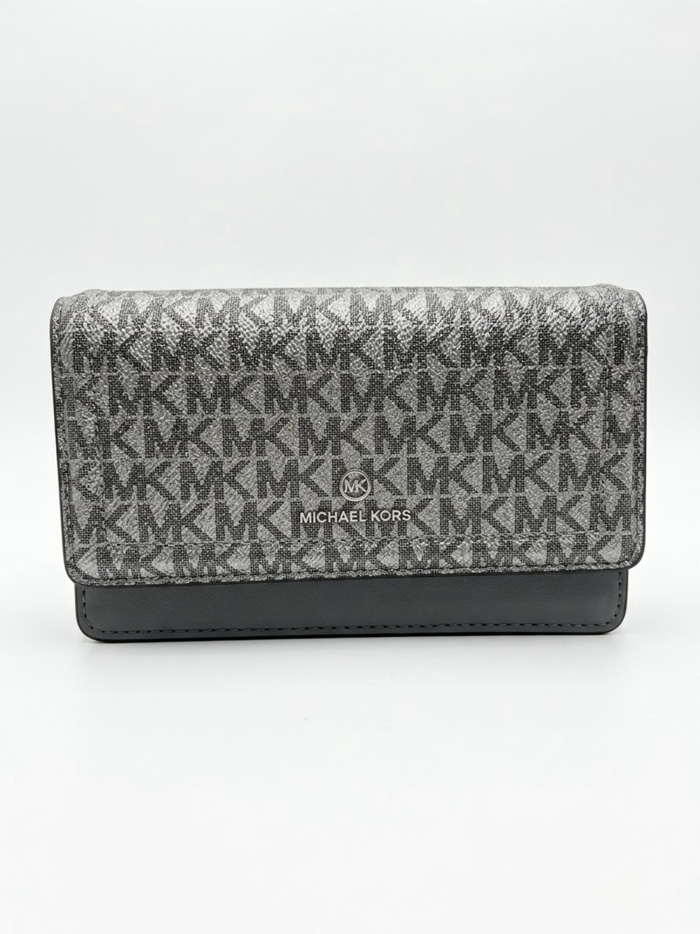 Michael Kors Grey MK Signature Continental Wallet